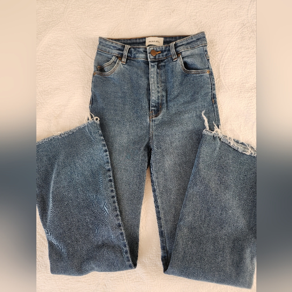 ROLLAS Cropped Flares tagged 27 (fit 25/26)